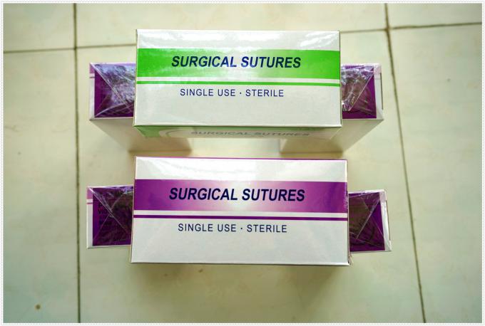 Types of suture material USP2 - 6/0 absorbable or non-absorbale