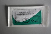 Polybutylate Coated Braided Polyester Suture, Gauge 2, Needle: 45mm ½ circle tapecut