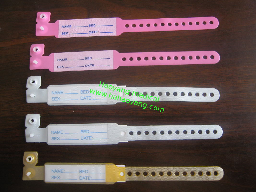China original ABS plastic Plug-in type Child/adult Medical ID bracelets