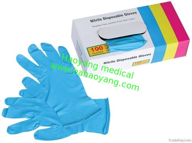 Medical Nitrile glove powdered/Powder free surgical Nitrile glove/Nitrile examination glov
