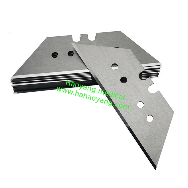Tungsten steel trapezoidal blade hand tool special blade for folding knife Trapezoidal art blade