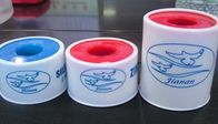 China high quality cotton zinc adhesive oxide plaster with Acylic glue 7.5cm x10m per roll