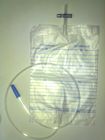 Disposable drainage bag, 2000ml T valve or cross valve urine bag for adult