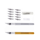 No. 11 Engraving knife Set Hand ledger tool Aluminum rod Art knife Pen Knife Rubber seal paper cut aluminum alloy model