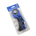 Flat rubber band leather rotary cutter, rubber ring cutting blade round leather cutting knife, 45MM roller knife