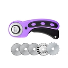 45mm handle rotary cutter Quilt roller knife Tailor's tool Cutter wheel cloth rotary 45mm roller cutter