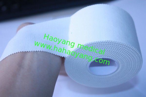Rayon Ragid Sports Tape with zinc oxide hot melt gule 5cm x 10Yard