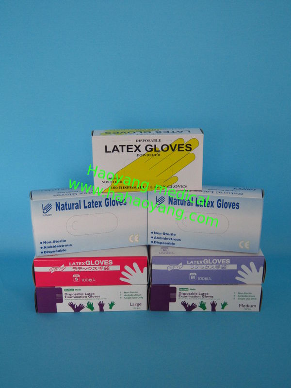 powder free vinyl gloves/pvc examination glove