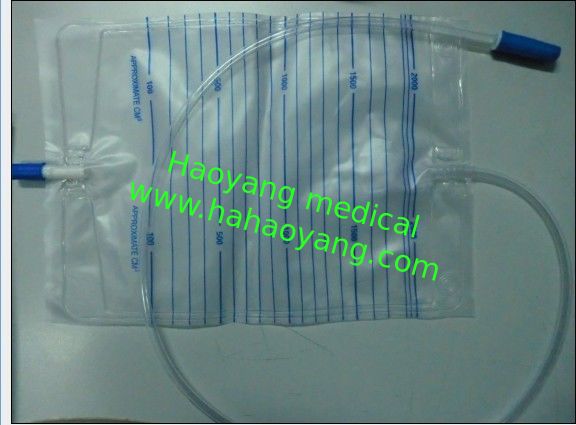 disposable drainage bag - Pushing valve urine bag 2000ml