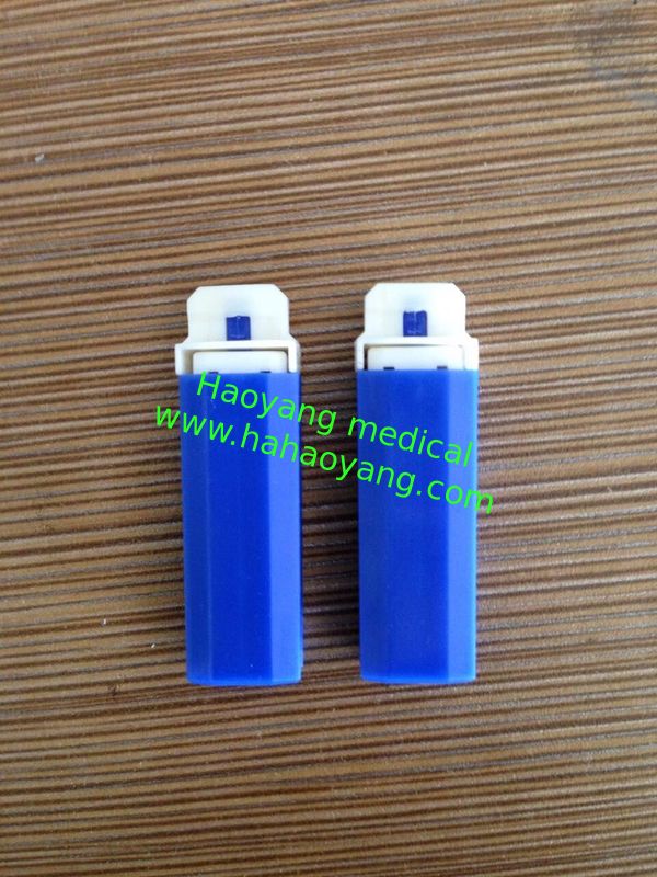 Disposable use safety blood lancet PA type No. 23G for blood collection