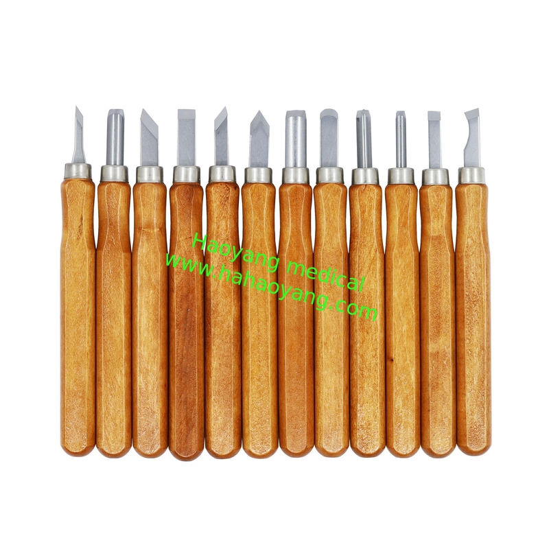 Woodworking carving knife 12 pieces set wood carving tools hand pen knife multi-function art knife rubber stamp carving