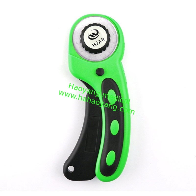 45MM rotary cutting rotary cutter Cutting cloth cutting leather quilting knife Round hob Manual cloth roller knife