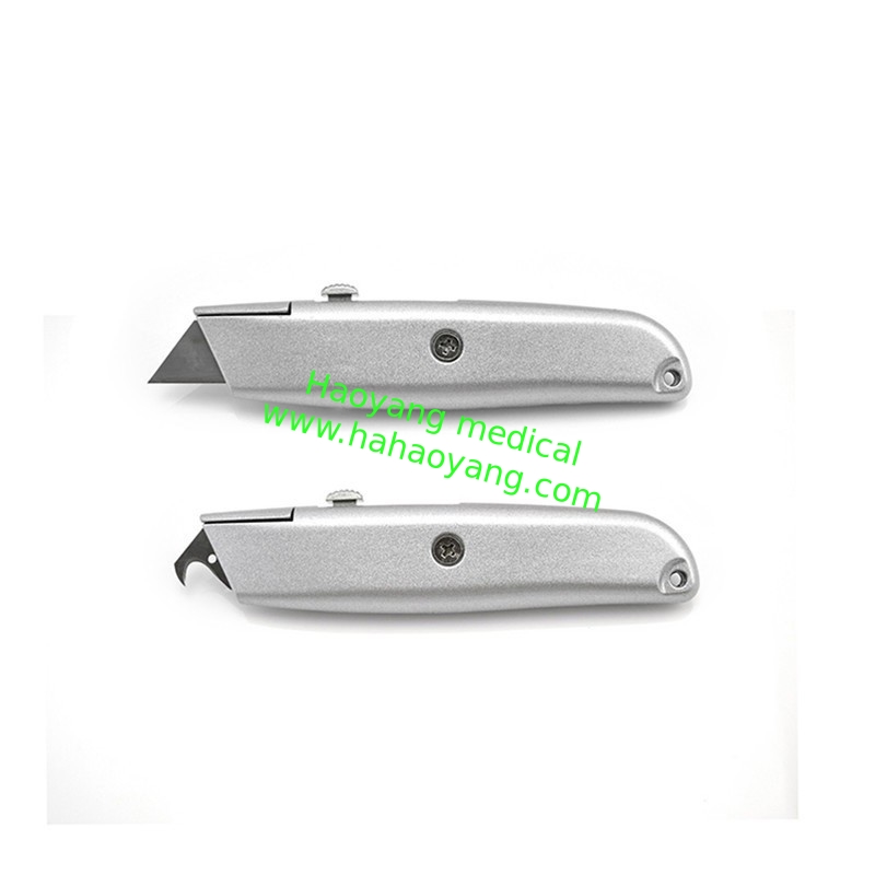 Multi-function T-shaped hand knife open-box horn blade T-shaped knife with aluminum handle