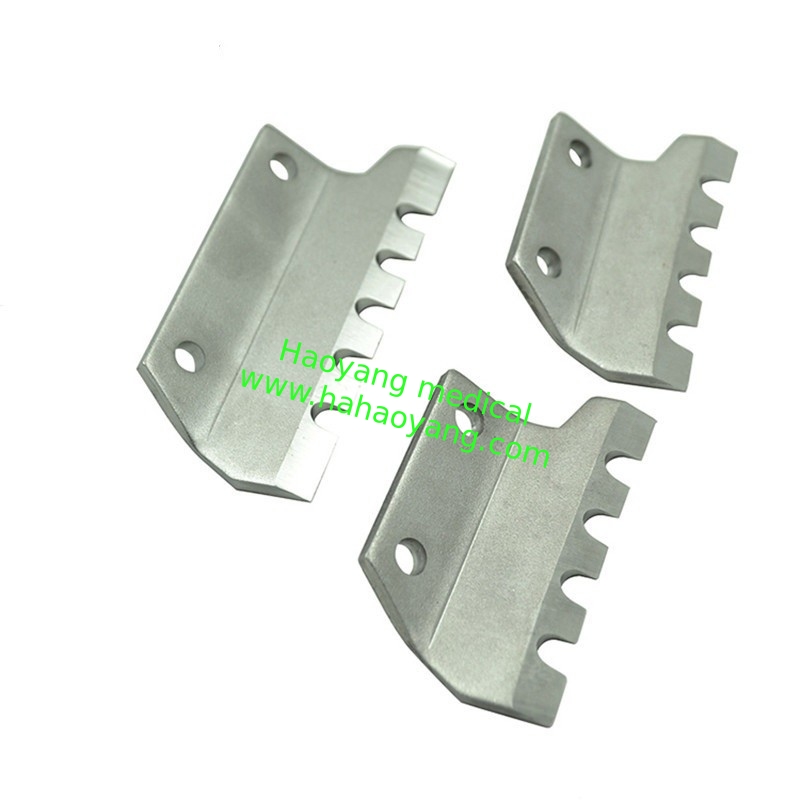 Ice drilling machine blade 2 pieces combined stainless steel ice drilling knife fan blade