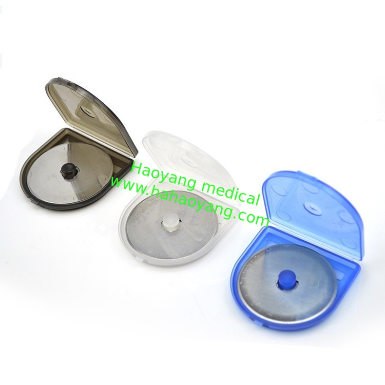 Round hole rotary cutter blade, round blade for cutting flat rubber bands, tailor's roller blade for leather hob cutting